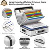 COLCASE Fireproof Document Box, Hard Case Fireproof File Organizer with