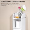 Epetlover Narrow Bathroom Storage Cabinet with Door and Adjustable Shelves