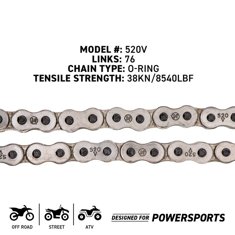 NICHE Drive Sprocket Chain Combo for Polaris Scrambler 500 Trail
