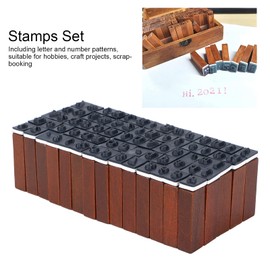 70 Unids/Set Sello de Cera, Kit de Sellos Decorativos para álbumes de Recortes, Sellos de Números de Letras de Alfabeto de Vintage para álbum de Recortes DIY