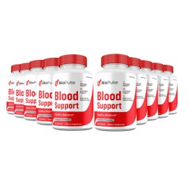BioPulse Capsules, Max strength, Bio Pulse Pills Blood Supplement (10 Pack)