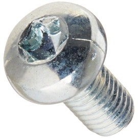 Small Parts MI4107045T Steel Pan Head Machine Screw, Zinc Plated, Meets ISO 7045, T20 Star Drive, M4-0.7 Thread Size, 10 mm Length, Fully Threaded, Import (Pack of 100)