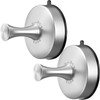 DGYB Suction Cup Hooks for Shower 2-Pcs Heavy-Duty 15LB Max