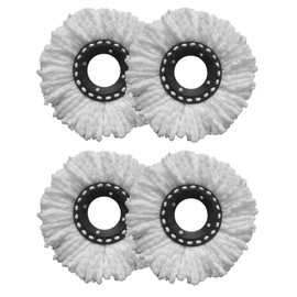 Mop Replacement Heads - Spin Mop Replacement Head Refill Compatible Mops - Microfiber Swivel Refill, Deep Clean (10)