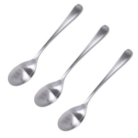Takagi TAKAGI Antibacterial Stainless Steel Large Tea Spoon, Set of 3, Bulk Purchase, Stainless Steel, Spoon, Cutlery, Silver