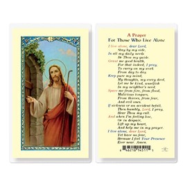 A Prayer for Those Who Live Alone Laminated Holy Cards, 25-Count Value Pack
