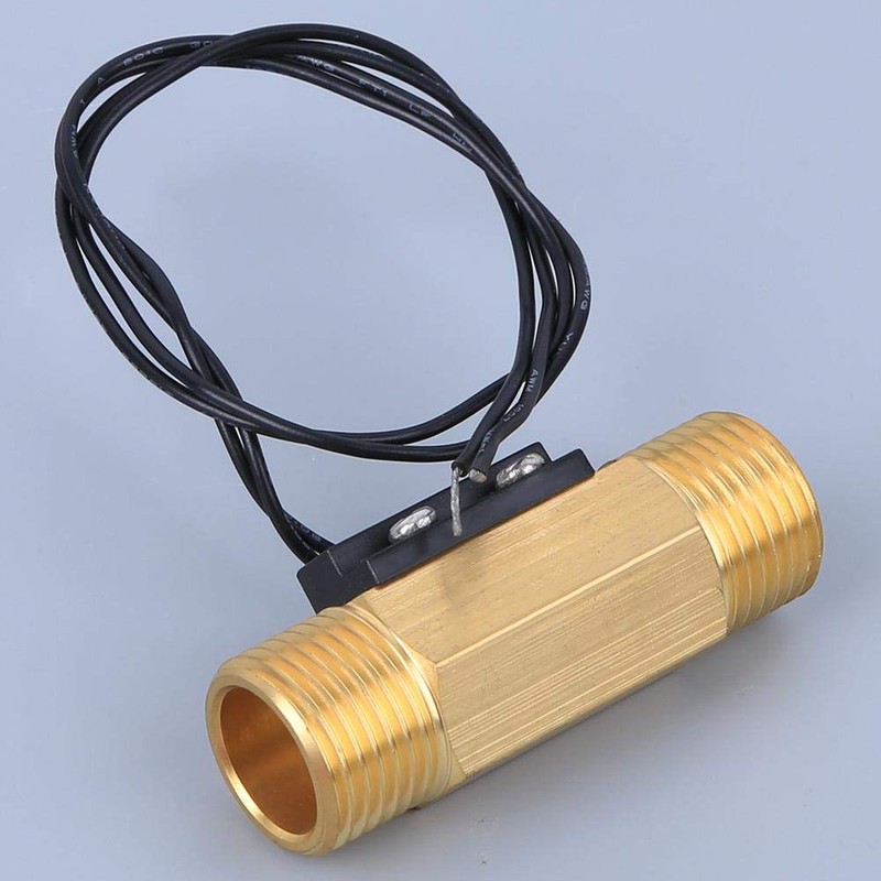Flow Sensor, 1/2 Inch Interface Electromagnetic Flow Meter Water Flow
