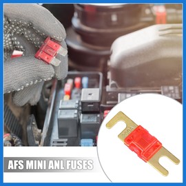 VekAuto 5pcs 200A AFS Mini ANL Fuses Replacement for Car Truck Motorcycle Boat Audio CDs Auto Accessories