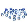 100 x Blue Crystal Acrylic Diamonds 1.2cm