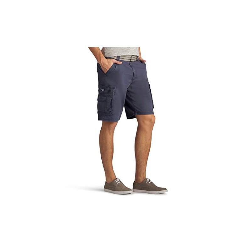 Lee Men's Dungarees New Belted Wyoming Cargo Shorts Cargos, Sporting