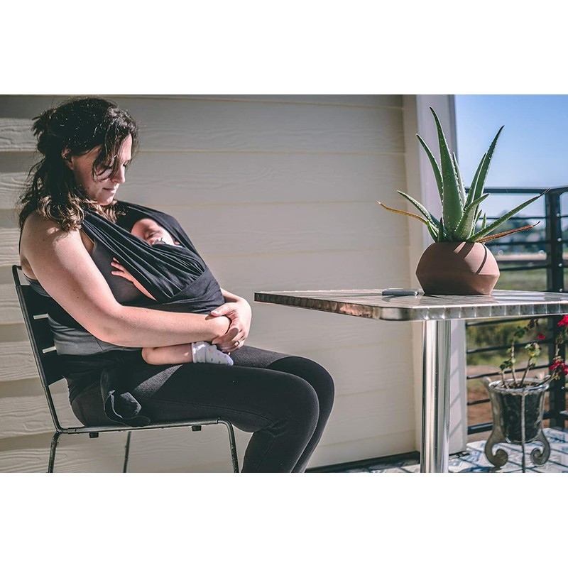 Hollow Moon Baby Wrap Carrier - Natural 100% Breathable Cotton