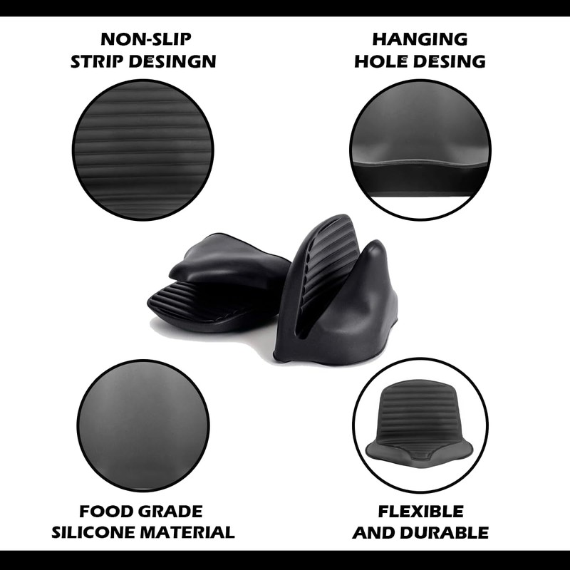 Mini Oven Silicone Mitts Heat Resistant Cooking Pinch Mitt Cooking