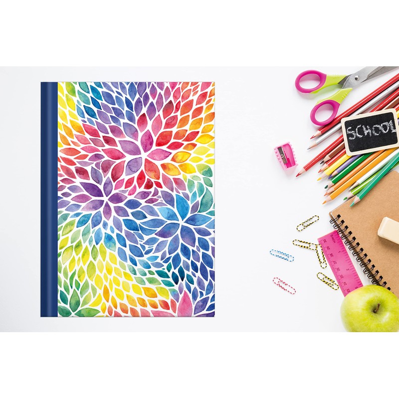 RNKVERLAG 46771 Watercolour Notebook DIN A4 Blank with 96 Sheets