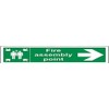 V Safety Fire Assembly Point - Fire Assembly Point Arrow