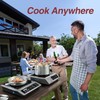 ChangBERT Induction Cooktop, Commercial Grade Portable Cooker, Large 8” Heating