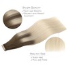 WENNALIFE Tape-in Extensions, Real Hair, Set of 20, 50 g,