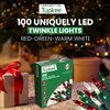 Christmas Uniquely LED Twinkle Lights – Matches Incandescent Exactly -