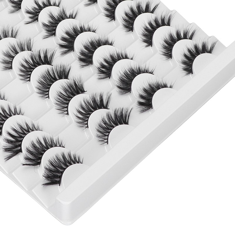 20 Pairs Mixed Half Eye False Lashes High Imitation 6D