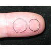 Set of 2 Nose Rings Small and Extra Thin 0.5mm