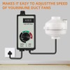 Midcvfrun Electronic Fan Speed Controller, 0-100% Variable Speed Adjuster for
