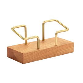 Muso Wood Business Card Stand, Wooden Business Card Stand, Large Capacity, Business Card Case, Tabletop, Business Card Holder, Display, Card Stand, Office, Business Card Holder, Desktop Card Holder