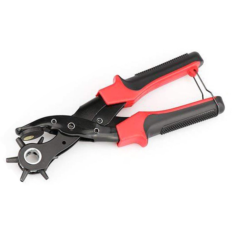 Leather Hole Punch Belt Hole Puncher Pliers Ruler Grinding Rod