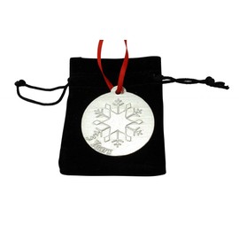 6th Wedding Anniversary Metal Keepsake Chrstimas Tree Ornament Bauble Decoration Ornament