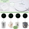 Perfnique Compost Bin Charcoal Filters, 12 Pack Filter Replacement for