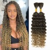 Deep Wave Bulk hair for Braiding Wet and Wavy Micro