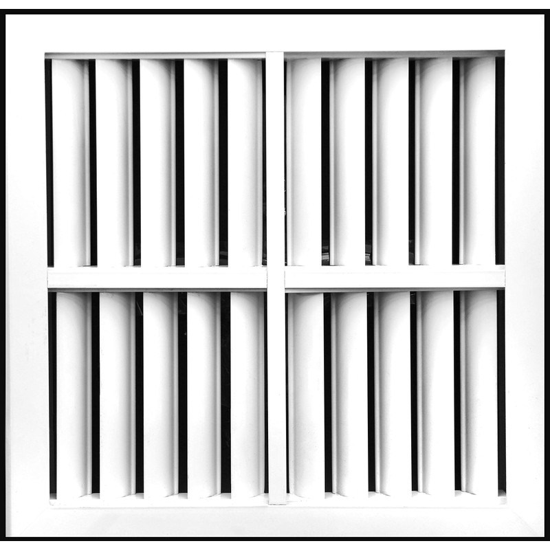 HVAC Premium 12'' w X 12'' h Extruded Aluminum Adjustable