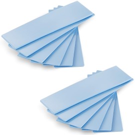 POPPSTAR 12x Thermal Pad for M.2 SSD (3 Thicknesses, 4 of Each 0.5 mm / 1.0 mm / 1.5 mm) with Thermal Conductivity 6 W/mk Colour Blue