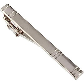 Mens Tie Clip Bar,Formal Men's Fashion Alloy Metal Silver Simple Necktie Tie Pin Bar Clasp Clip Business Wedding Suit New Year's Gift Durable