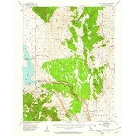 YellowMaps Casa Diablo MTN CA topo map, 1:62500 Scale, 15 X 15 Minute, Historical, 1953, Updated 1961, 20.8 x 16.6 in - Polypropylene