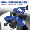 Robust Motorcycle Lock, Aluminium Alloy Brake Disc Lock Motorcycle Adjustable