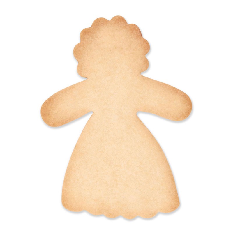 Staedter Gingerbread Woman Cookie Cutter, Stainless Steel, 12.5 cm