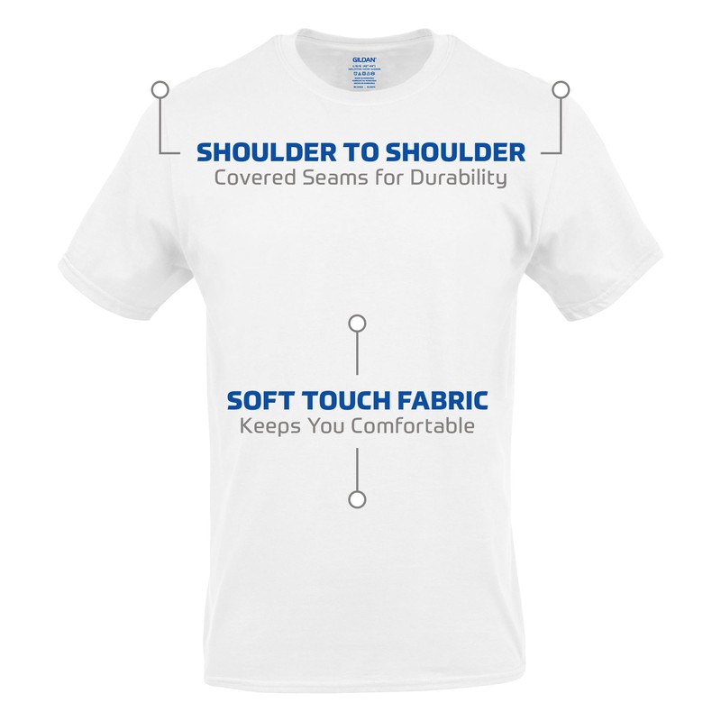 Gildan Gildan Men's Crew T-Shirts, Multipack, Style G1100, White (6-Pack),