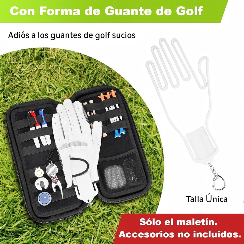 YOREPEK Estuche Organizador de Accesorios de Golf, Blanco