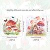 44PCS Fairy Mushrooms Napkins Mushrooms Flower Napkins Tea Party Napkin