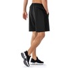 HMIYA Men's Sports Shorts Quick Drying Shorts with Zip Pocket,