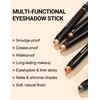Erinde Pink Eyeshadow Pen, Glitter Cream Eyeshadow Stick, Long-Lasting &