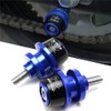 Motorcycle Swing Arm Spools Sliders CNC Swing Arm Stand Screw