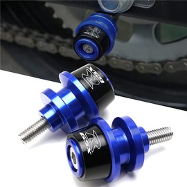 Motorcycle Swing Arm Spools Sliders CNC Swing Arm Stand Screw Swingarm Stand Paddock Compatible for Suzuki GSXR1000 GSXR1300 GSXR600 GSXR750 GSXR 125 GSXR 150 (Blue)