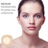 Demure Medium Foundation Powder, Loose Face Powder - Natural Makeup
