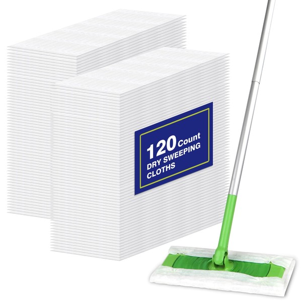 Orighty Dry Sweeping Cloths, Mop Pads Refills Compatible with Swiffer
