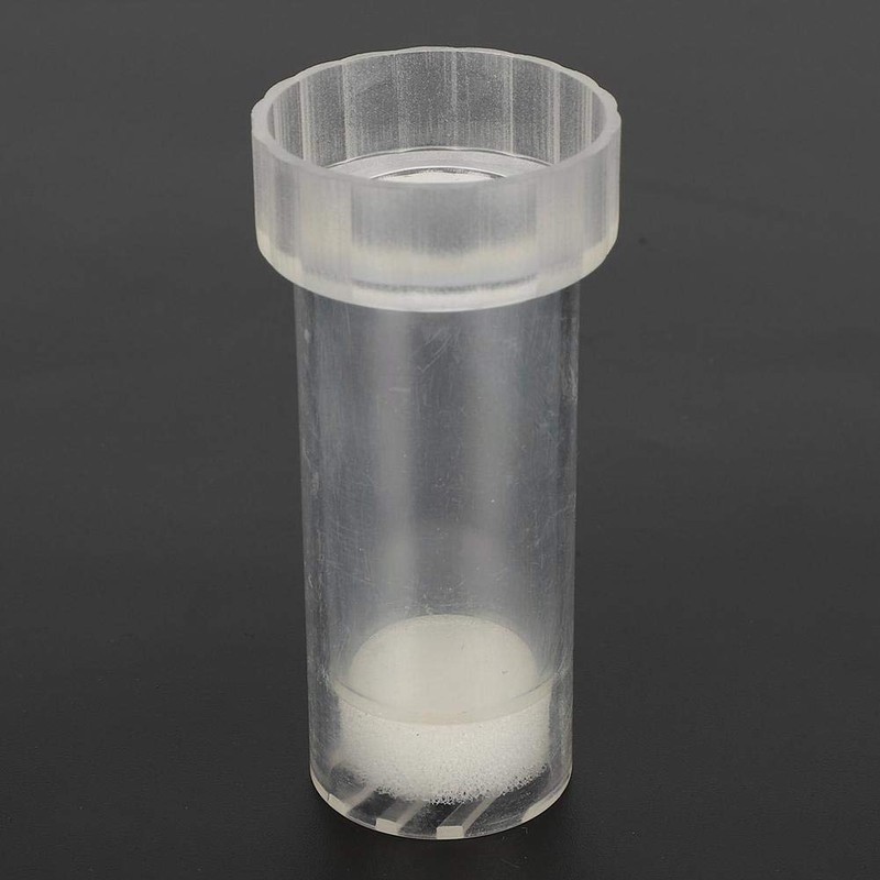 Zerodis Queen Bee Marker Bottle, Plastic Full Transparent Flat Beekeeper