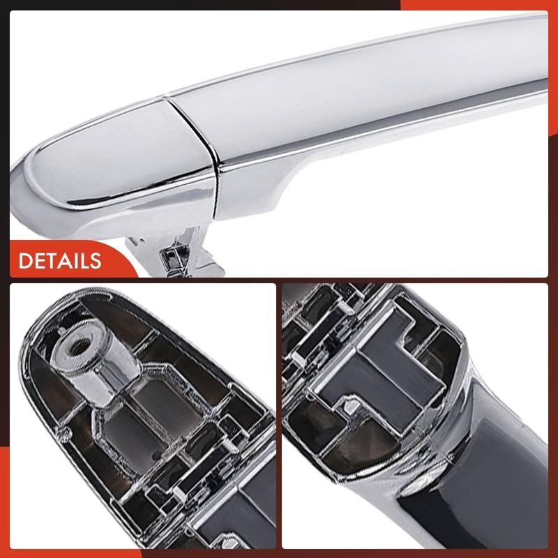 A-Premium Front Right Passenger Side Exterior Door Handle Compatible with