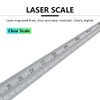 Stainless Steel Aperture Ruler Taper Gauge, Full Round Dia Scale