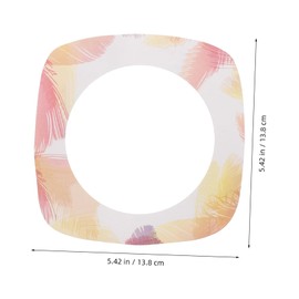 SAFIGLE 10pcs Wax Machine Ring Spill Pad Wax Therapy Machine Accessories Hard Soft Sugar Compatible Paper Rings for