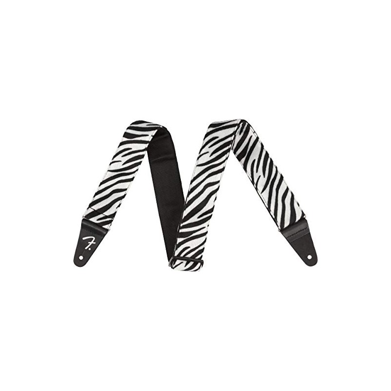 Fender Wild Animal Zebra Guitar Strap Suitable for Electric Guitars,