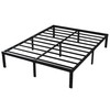 Upcanso 16 Inch Queen Bed Frame No Box Spring Required,